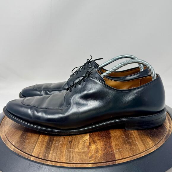 Allen Edmonds Delray Men's Black Split Toe Dress Shoes Oxfords Size 14D - Picture 3 of 10